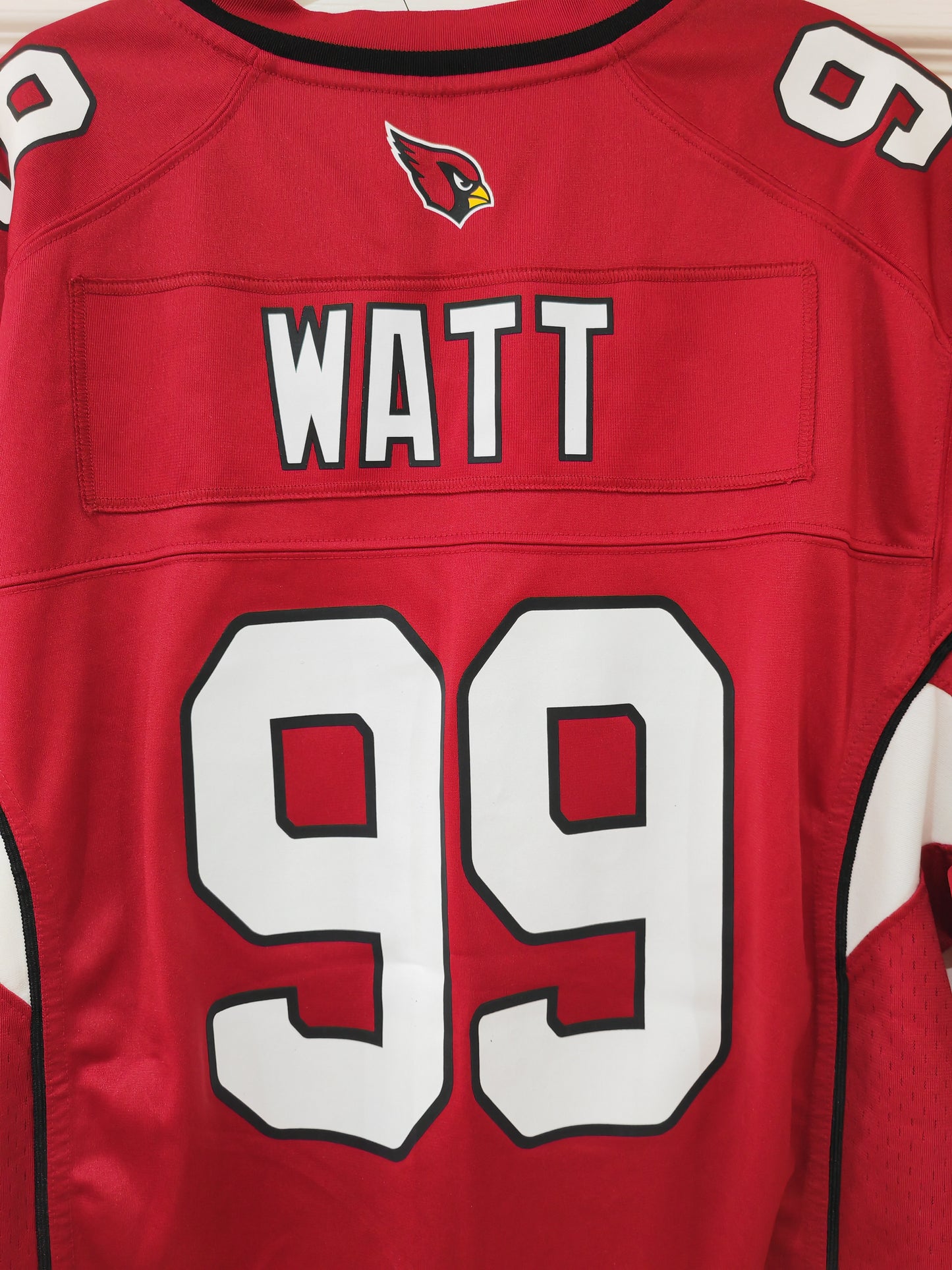 Nike Arizona Cardinals NFL Jersey, #99 Watt, Red, Size Large