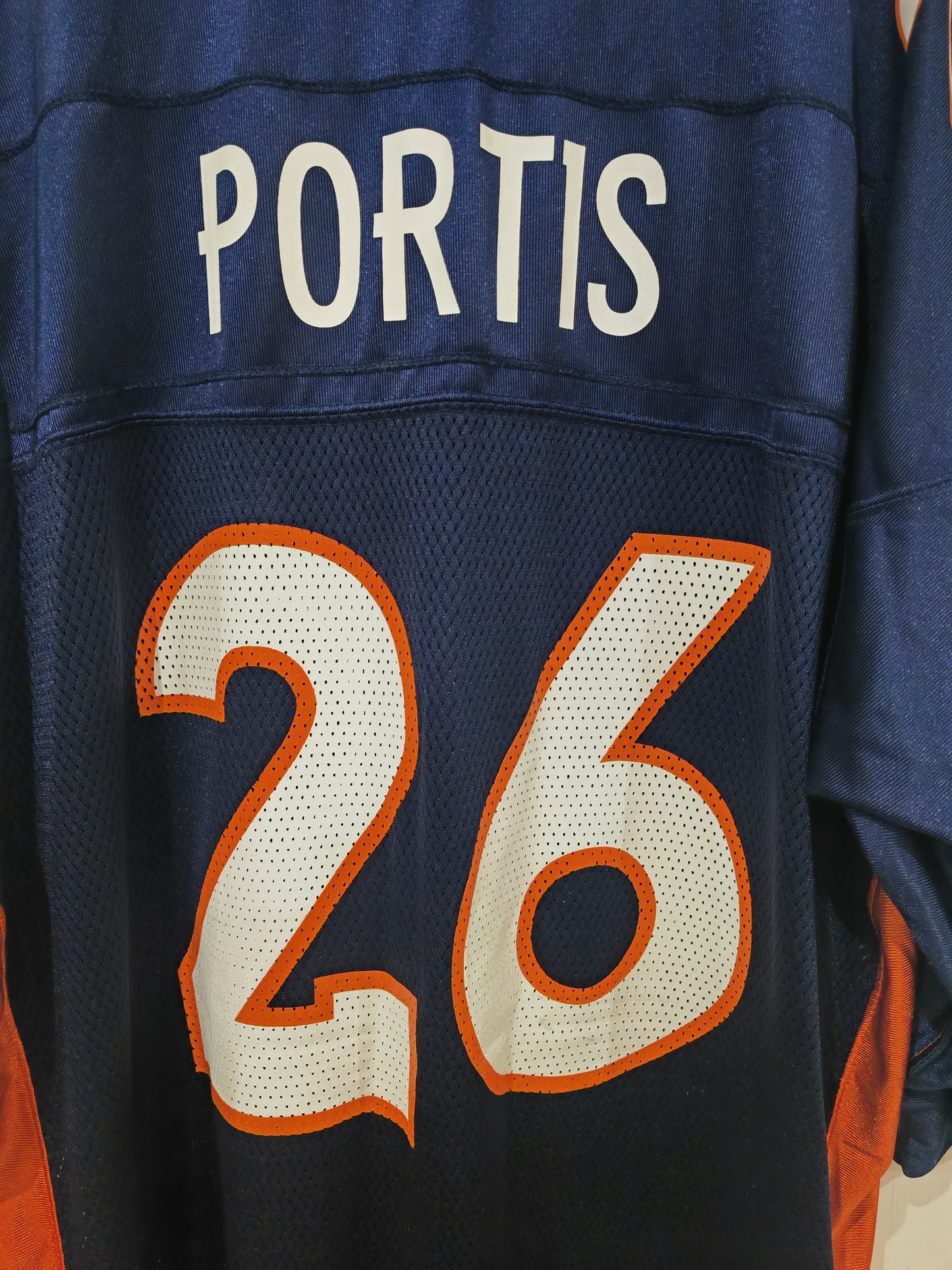 Reebok Denver Broncos NFL Jersey, #26 Portis, Navy Blue, Size XL