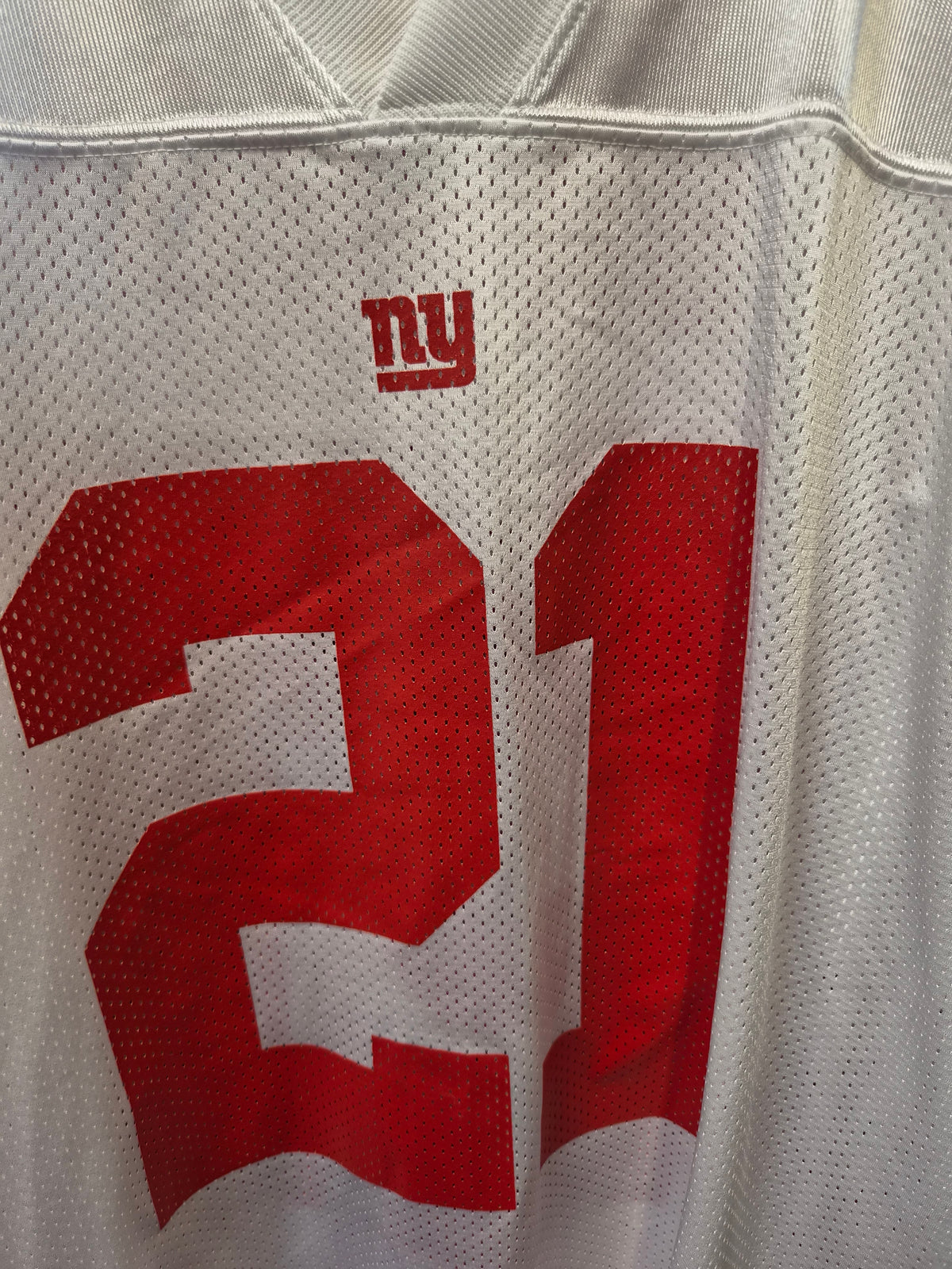 Reebok New York Giants NFL Jersey, #21 Barber, White, Size XXL