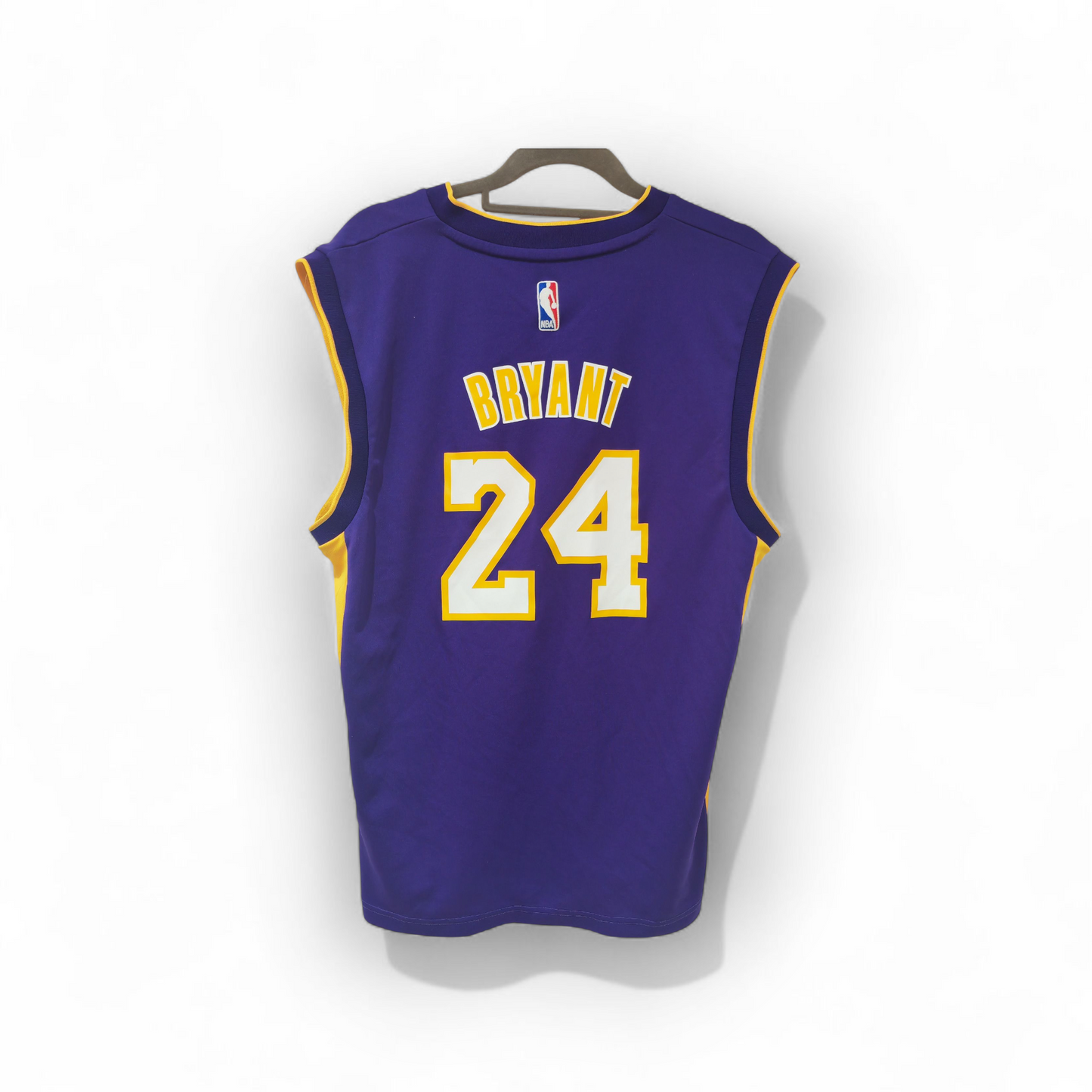 Adidas Los Angeles Lakers NBA Basketball Jersey, #24 Bryant, Purple, Size Medium