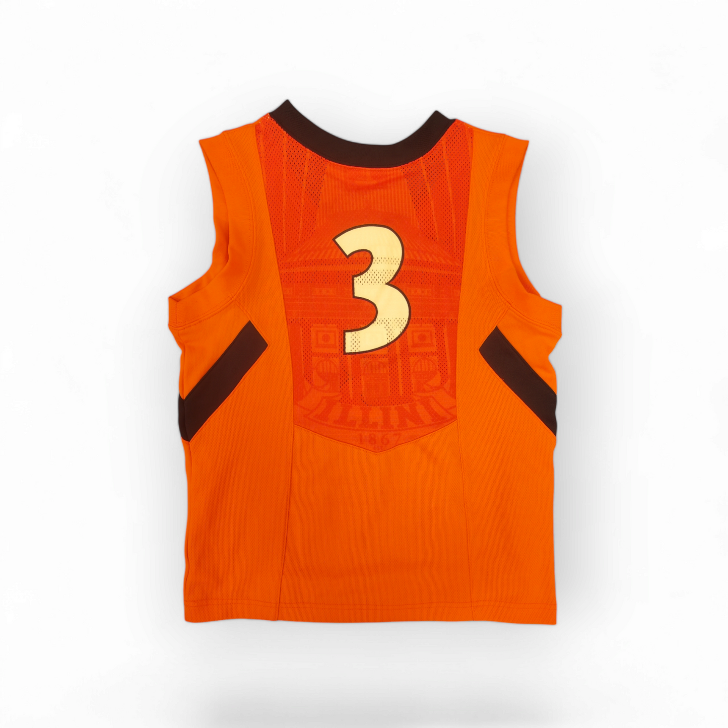 Youth Nike Illinois Fighting Illini NCAA Basketball Jersey, #3, Orange, Size YS