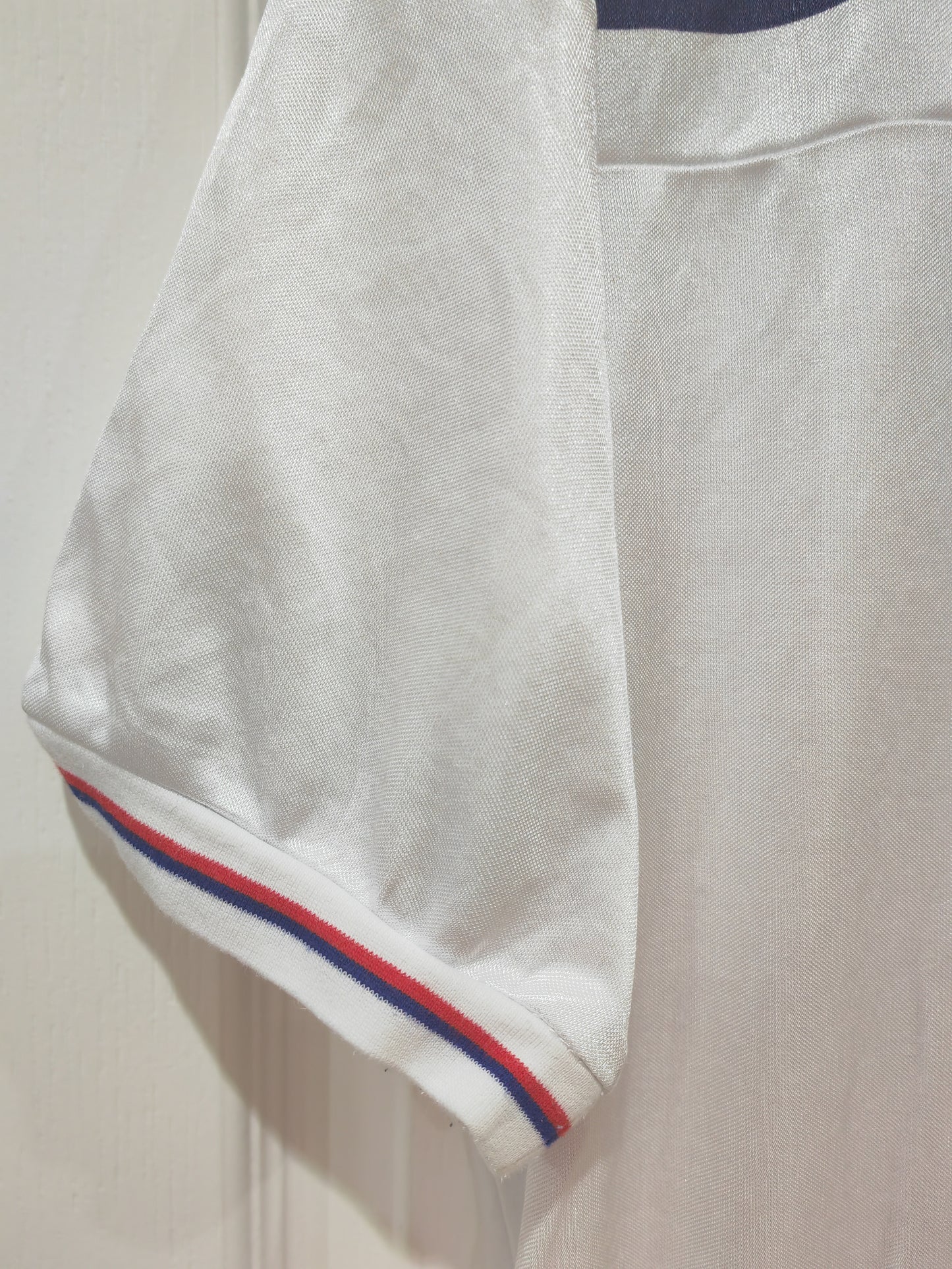 Score Draw Official Remake 1982 England Short Sleeve Home Shirt, White, Size Medium