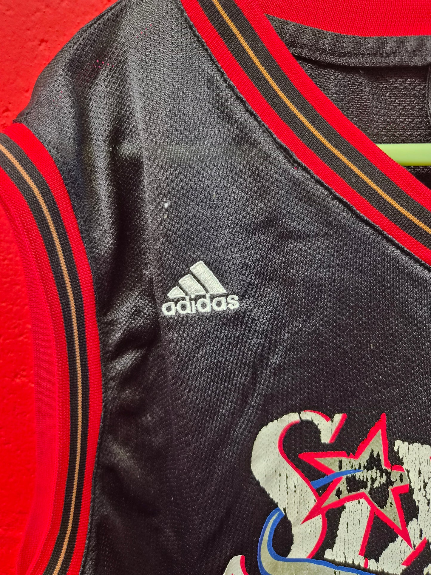 Youth Adidas Philadelphia 76ers NBA jersey, #9 Iguodala, Black, Size YXL