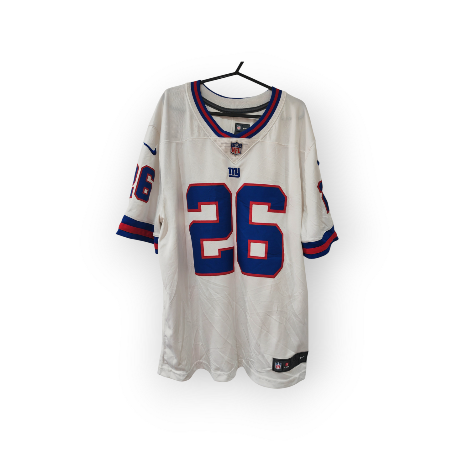 Nike New York Giants NFL Jersey, #26 Barkley, White, Size XL