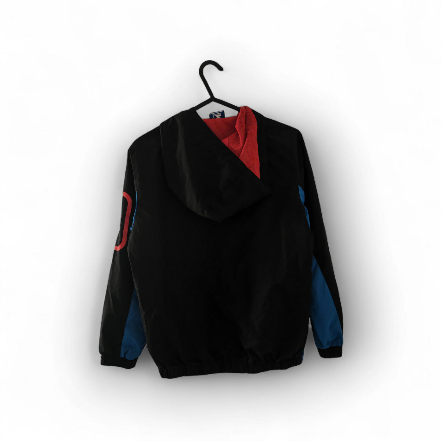 Youth Starter Full Zip Water Resistant Hooded Jacket, Black, Size Youth M 11-12