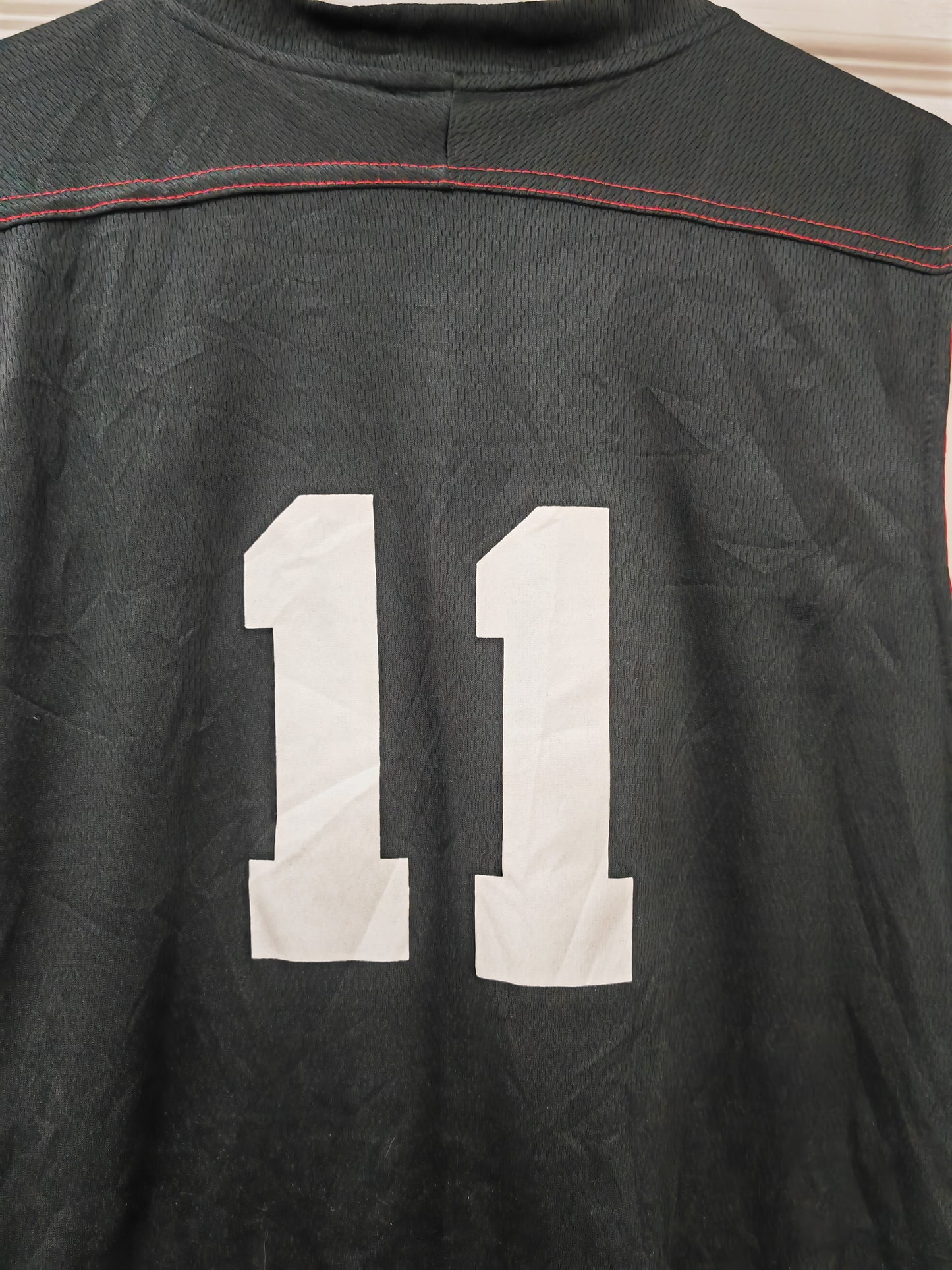 Alleson Athletic Chicago Bulls NBA Reversible Training Jersey, Black/Red, Size Small
