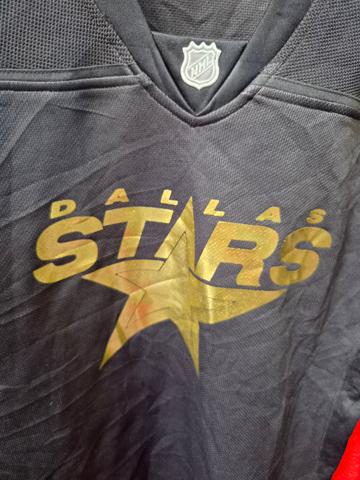 Women's Reebok Dallas Stars NHL Jersey, Black, Size XL