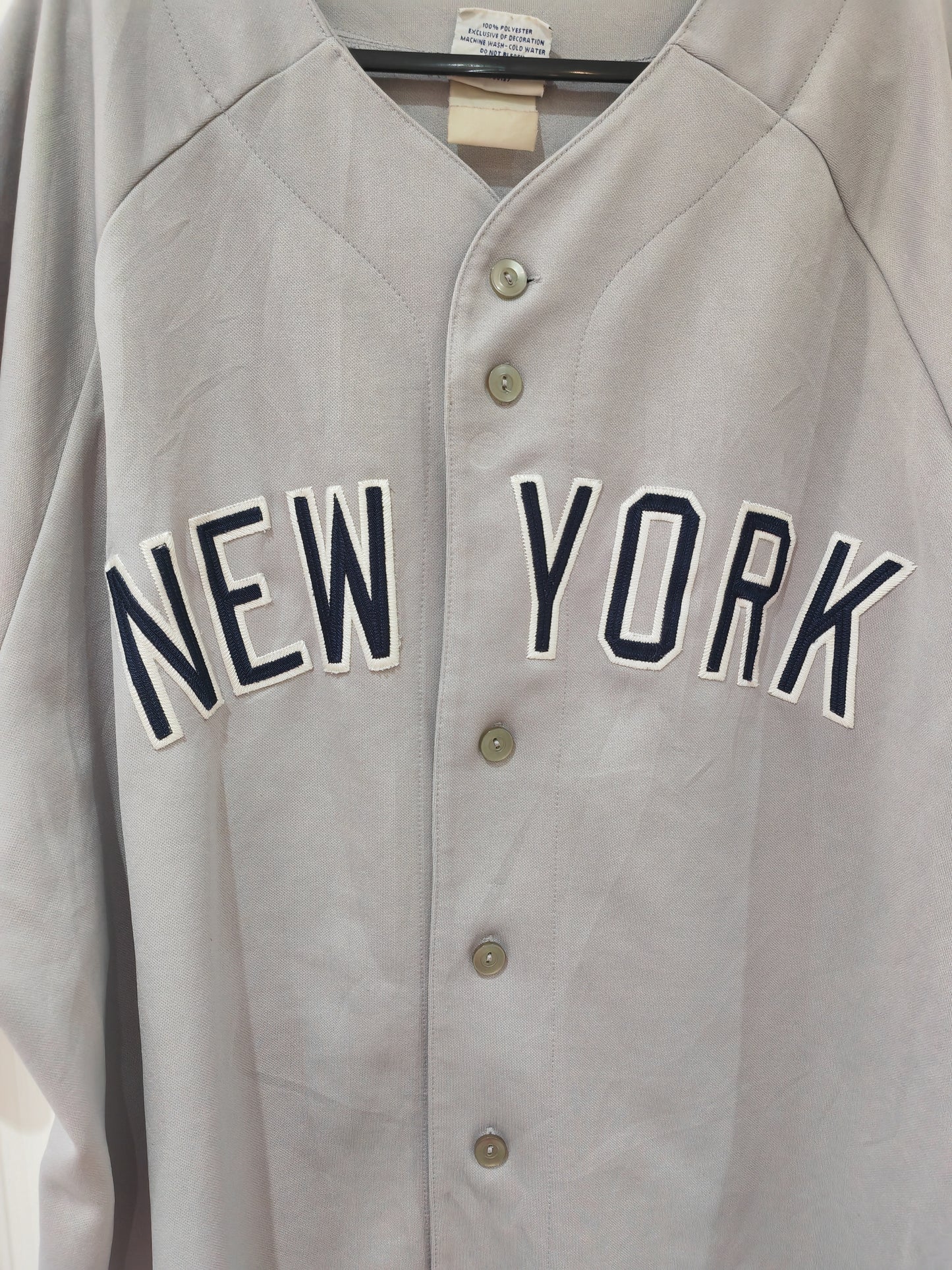 Majestic New York Yankees MLB Jersey, #13, Grey, Size XL/XXL