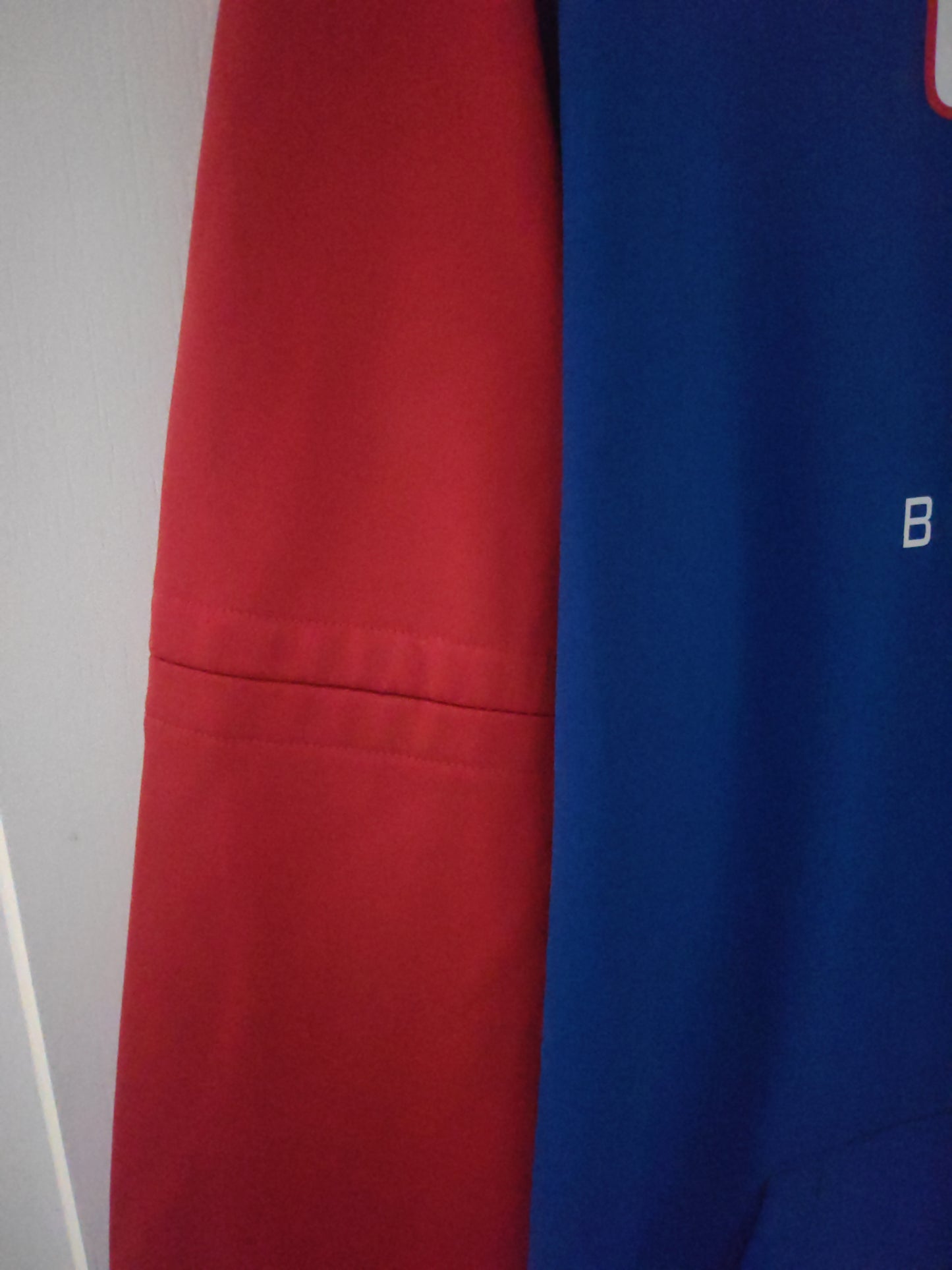 Nike Therma-fit Chicago Cubs MLB Pullover Hoodie, Blue/Red, Size XL