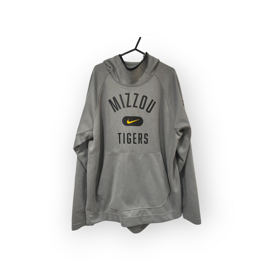 Nike Mizzou Tigers NCAA Pullover Hoodie, Grey, Size Large