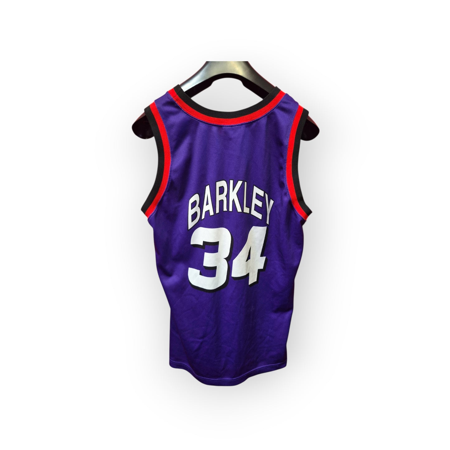 Champion Phoenix Suns NBA Jersey, #34 Barkley, Purple, Size Large
