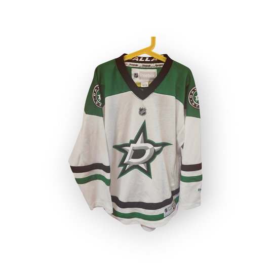 Youth Reebok Dallas Stars NHL Hockey Jersey, White, Size YS/M