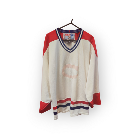 CCM Montreal Canadiens NHL Jersey, White, Size Medium