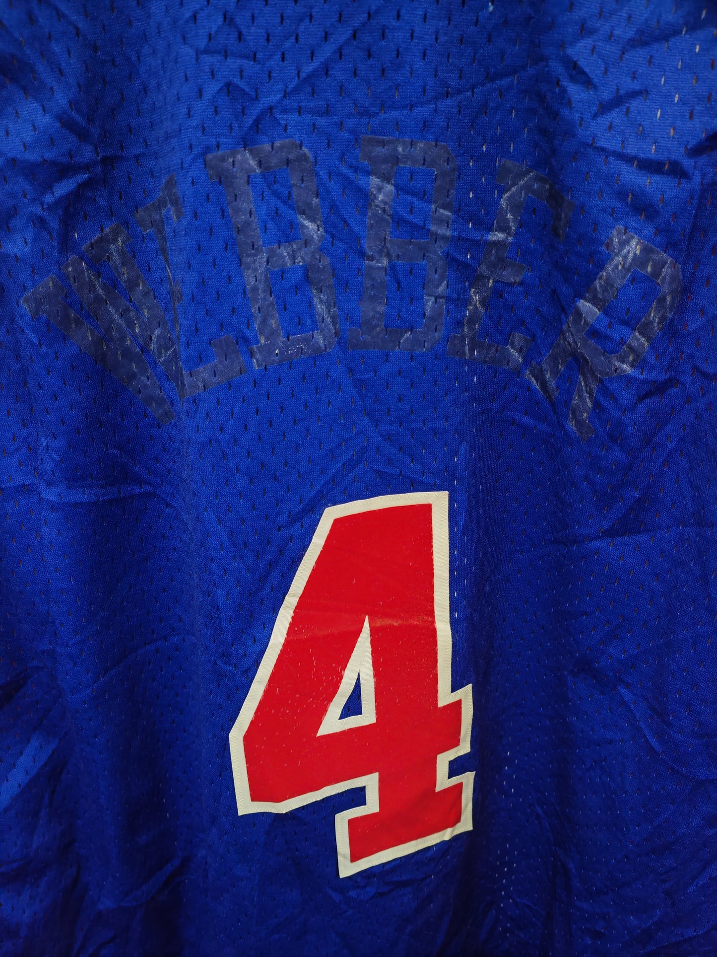 Mitchell & Ness Washington Bullets NBA Jersey, #4 Webber, Size Large