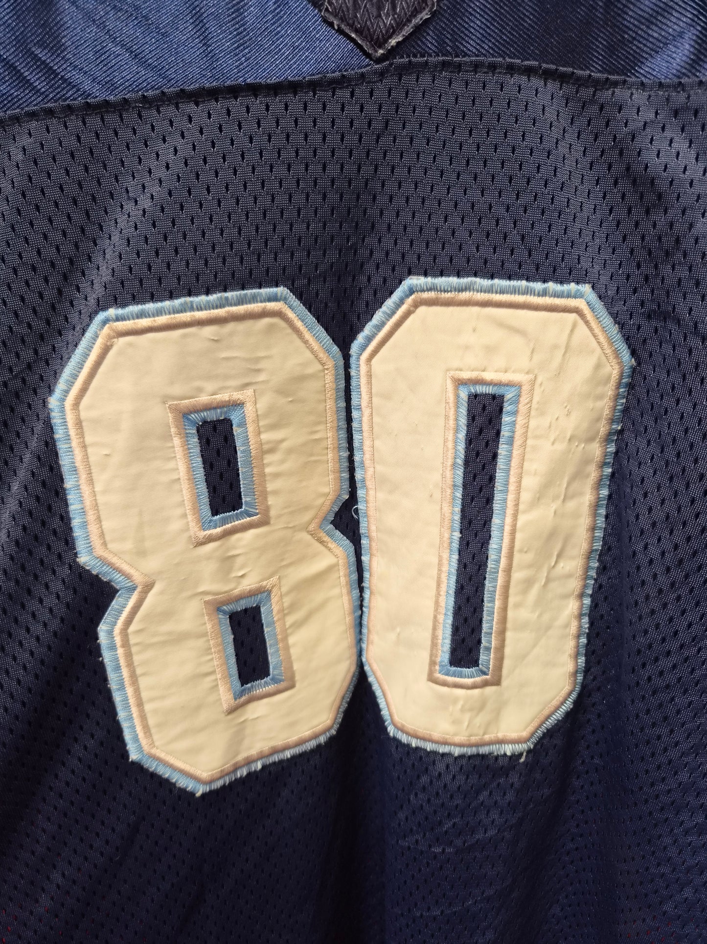 212 NYC American Football Style Jersey, #80, Navy, Size XXXL
