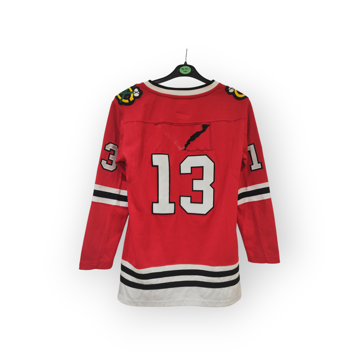 Women's Fanatics Chicago Blackhawks NHL Jersey, #13, Red, Size Small