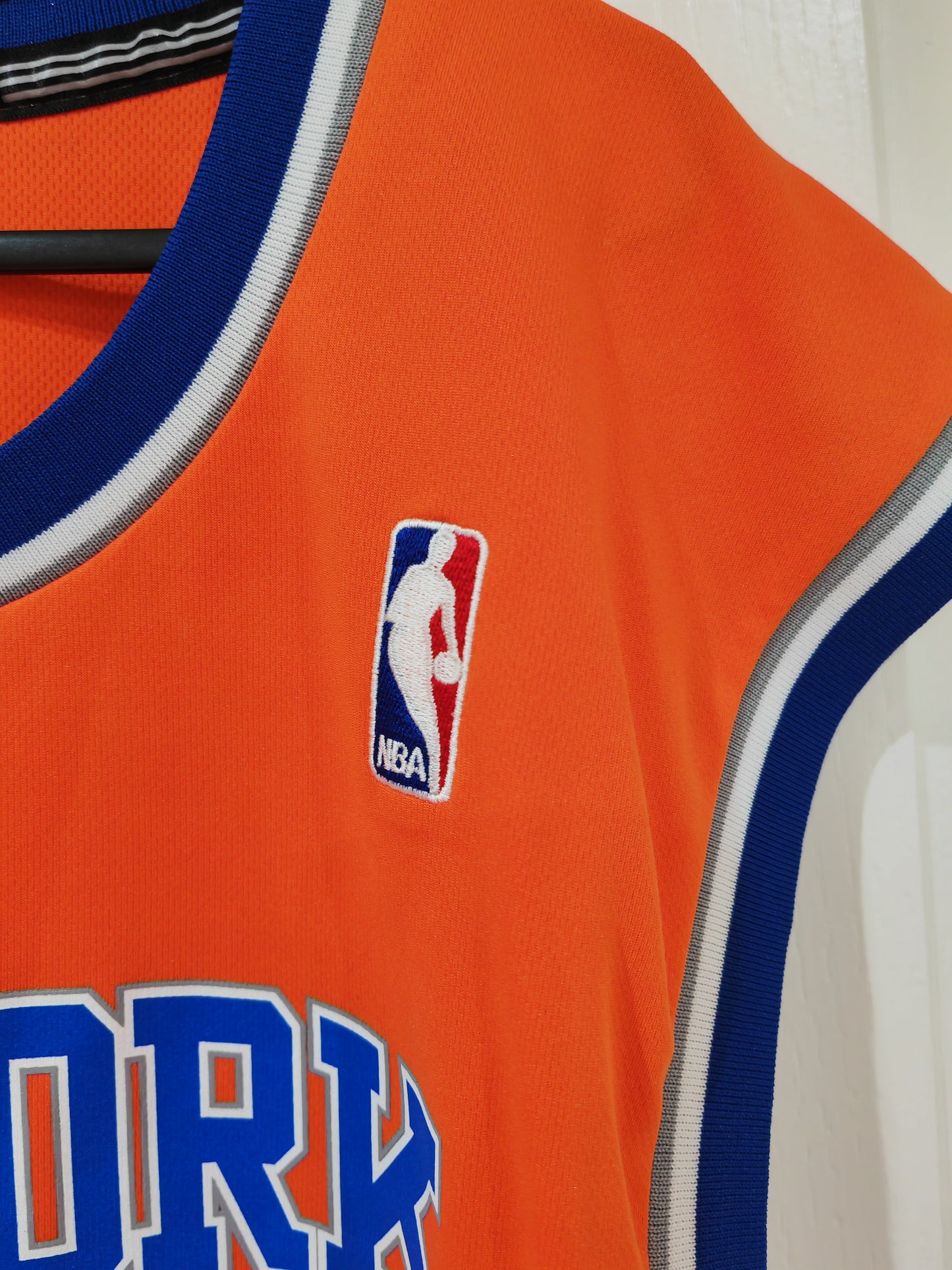 Adidas New York Knicks NBA Jersey, #21 Shumpert, Orange, Size Small