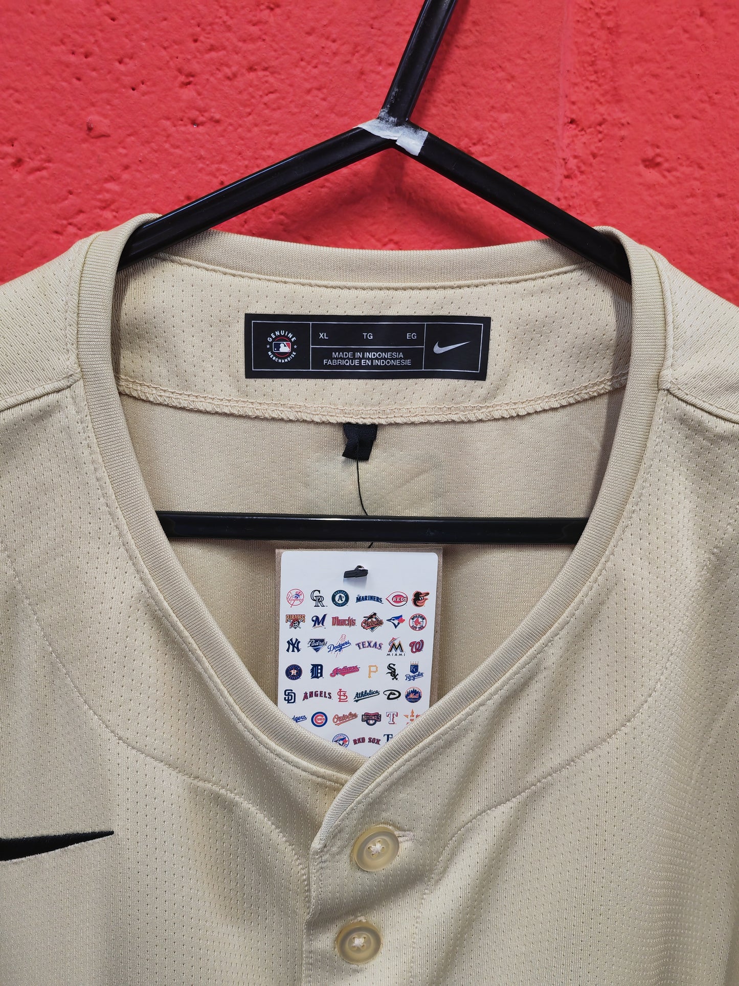Nike Arizona Diamondbacks MLB City Connect Jersey, Beige, Size XL