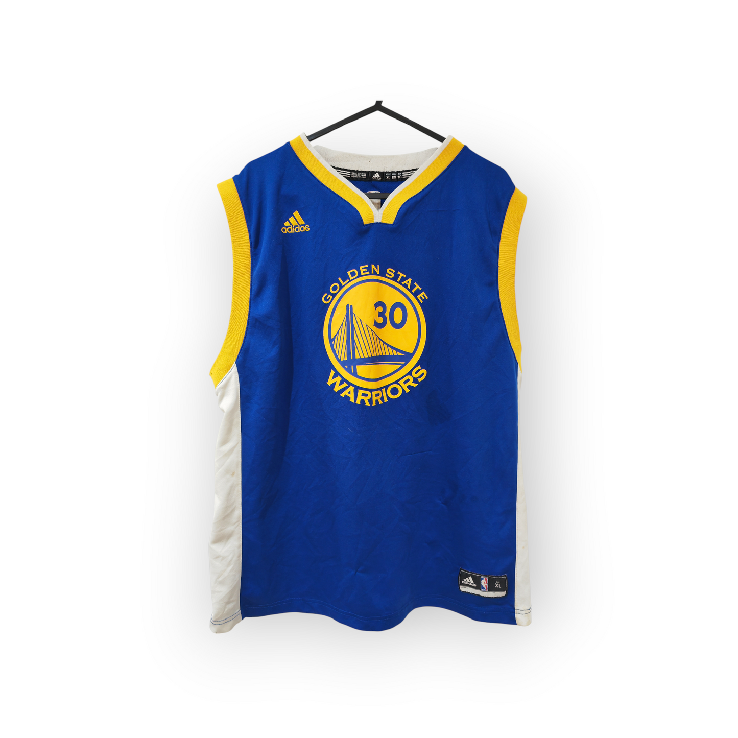 Youth Adidas Golden State Warriors NBA Jersey, #30 Curry, Blue, Size YXL