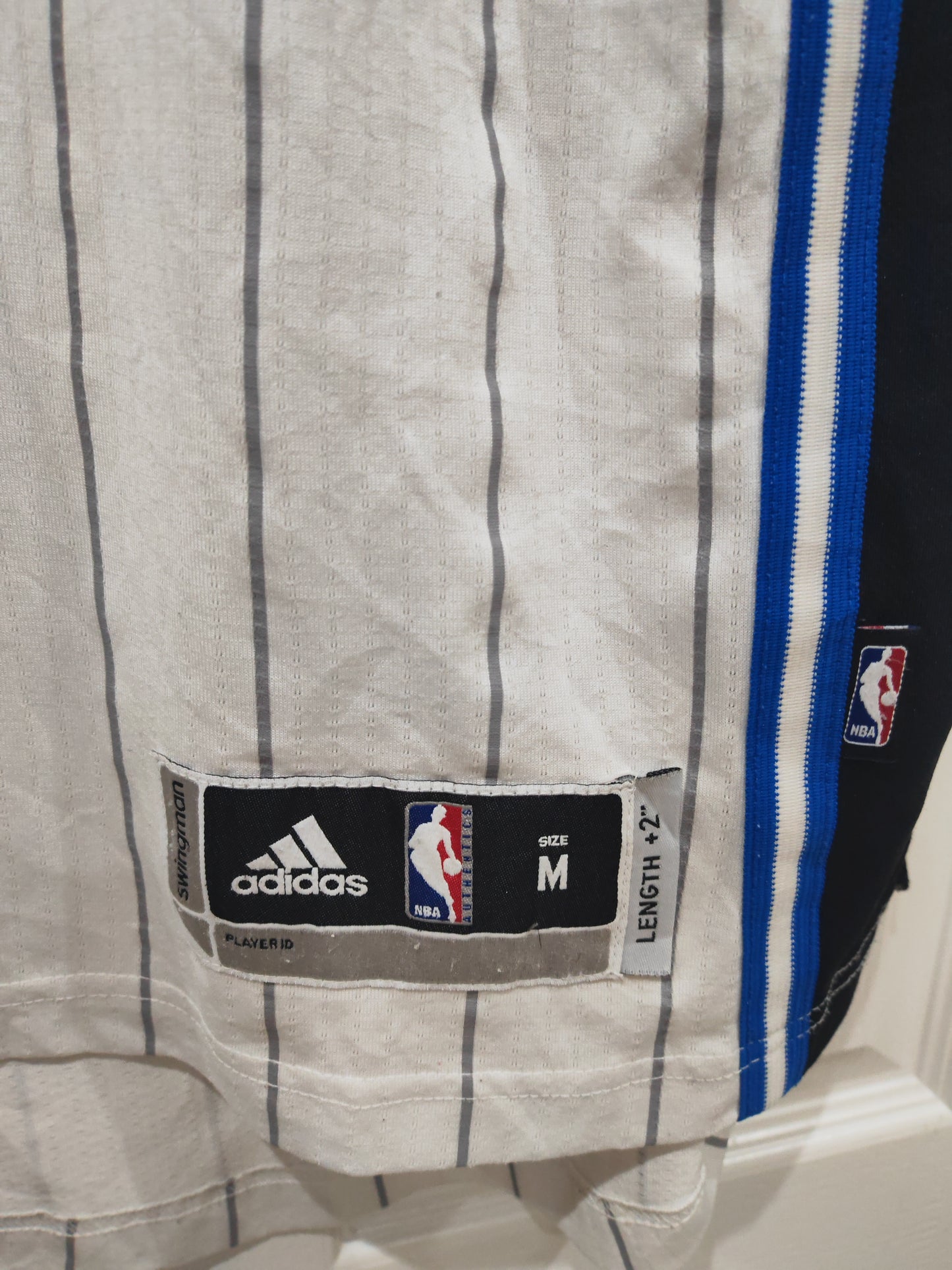 Adidas Orlando Magic NBA Jersey, #00 Gordon, White, Size M+2 Length