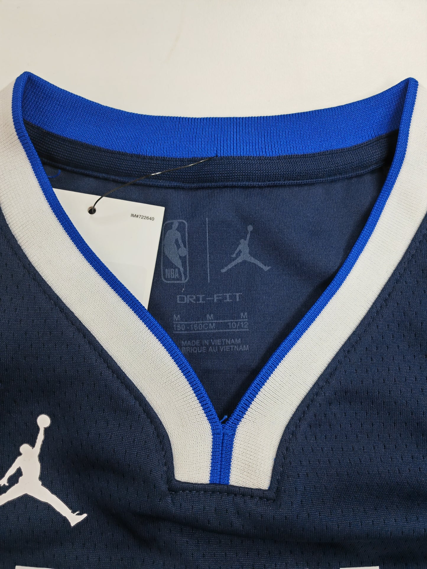 Youth Jordan Dallas Mavericks Statement Edition Jersey, #77 Doncic, Blue, YM