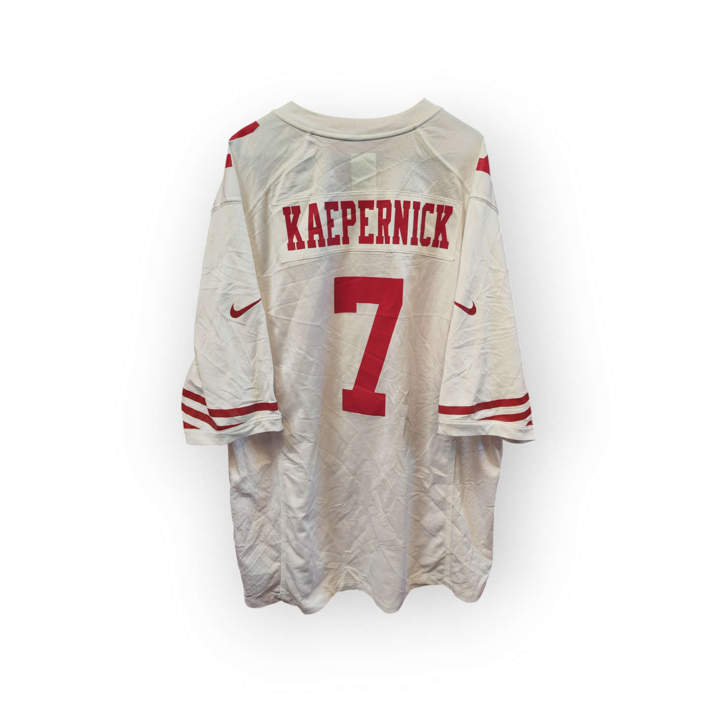 Nike San Francisco 49ers NFL Jersey, #7 Kaepernick, White, Size XL