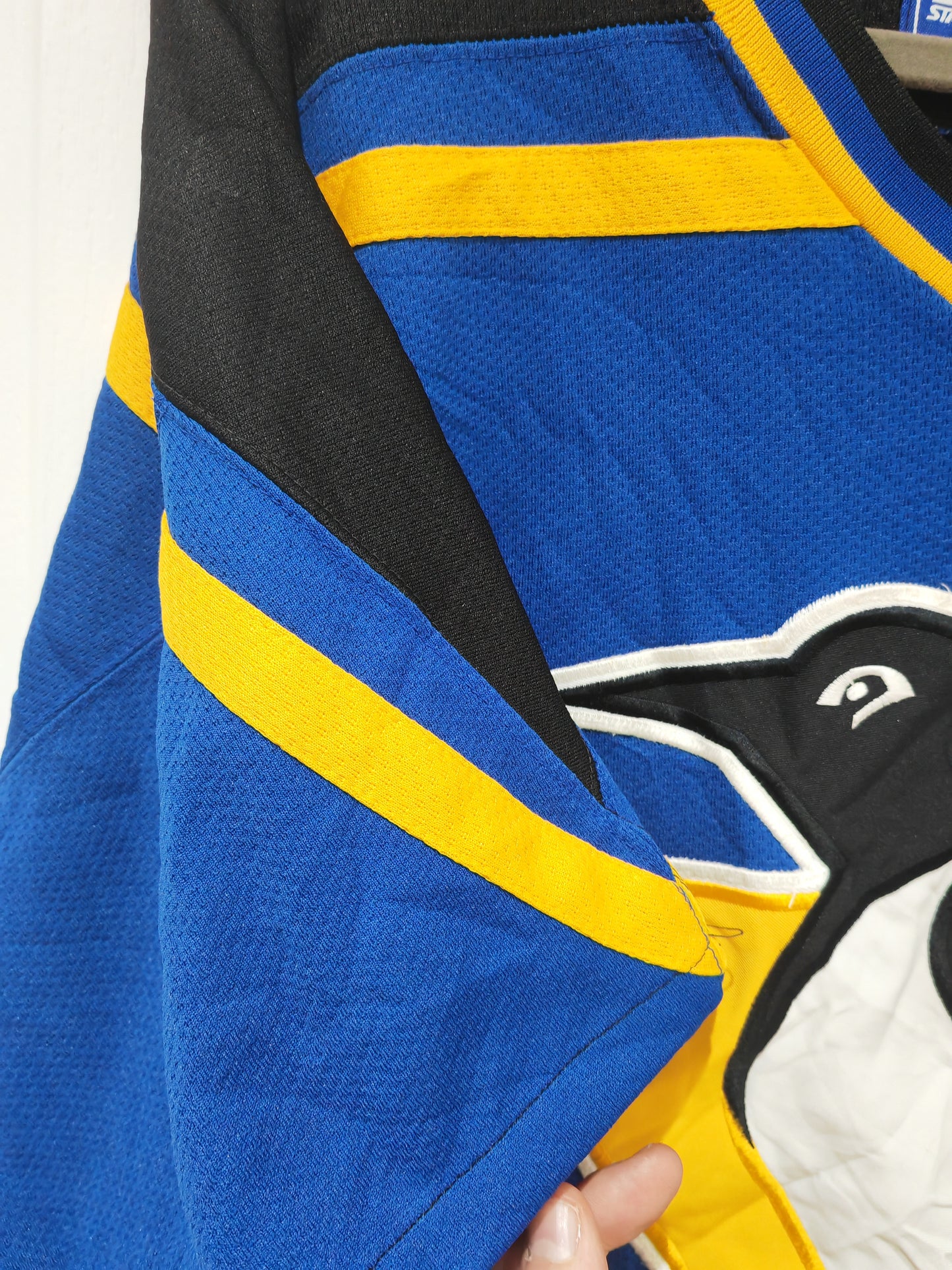 Starter Pittsburgh Penguins Short Sleeve Hockey Jersey, Blue, Size XXL