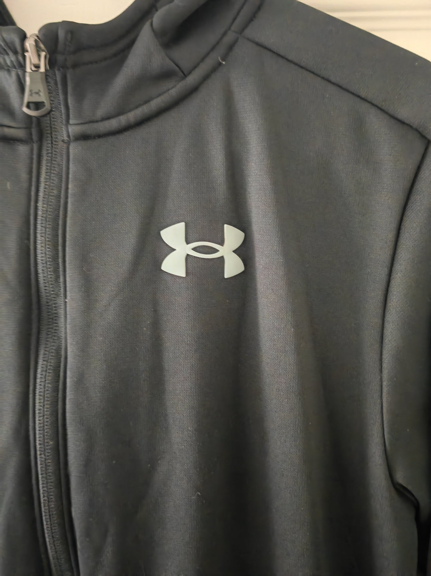 Youth Under Armour Full Zip Hoodie, Black, Size Youth XL