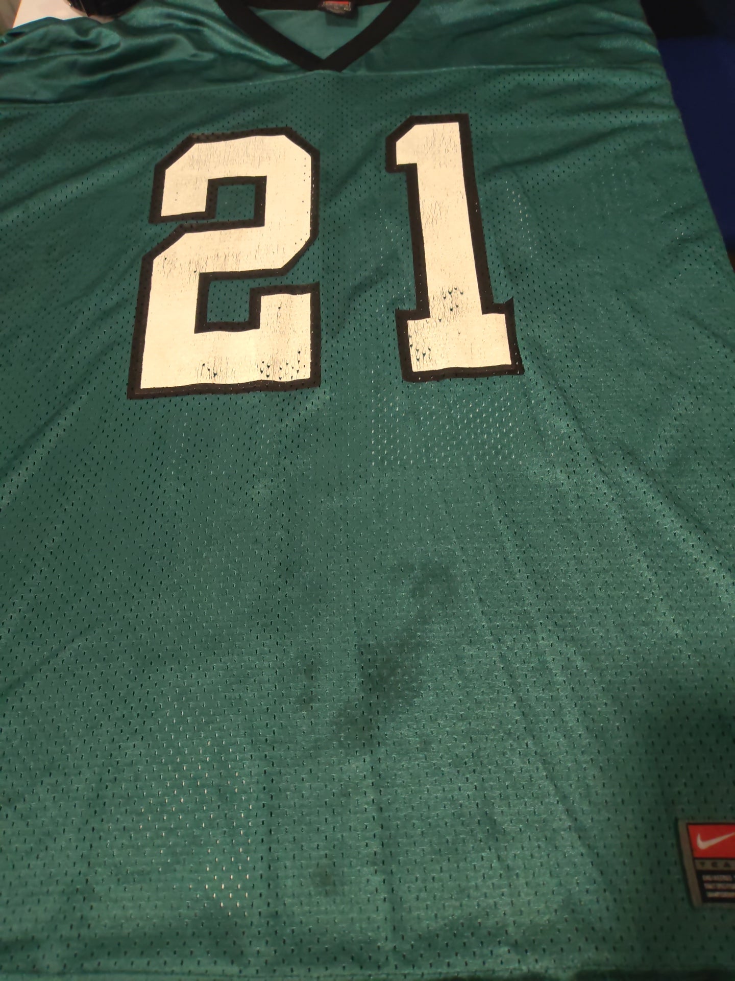 Nike Philadelphia Eagles NFL Jersey, #21 Taylor, Green, Size XL