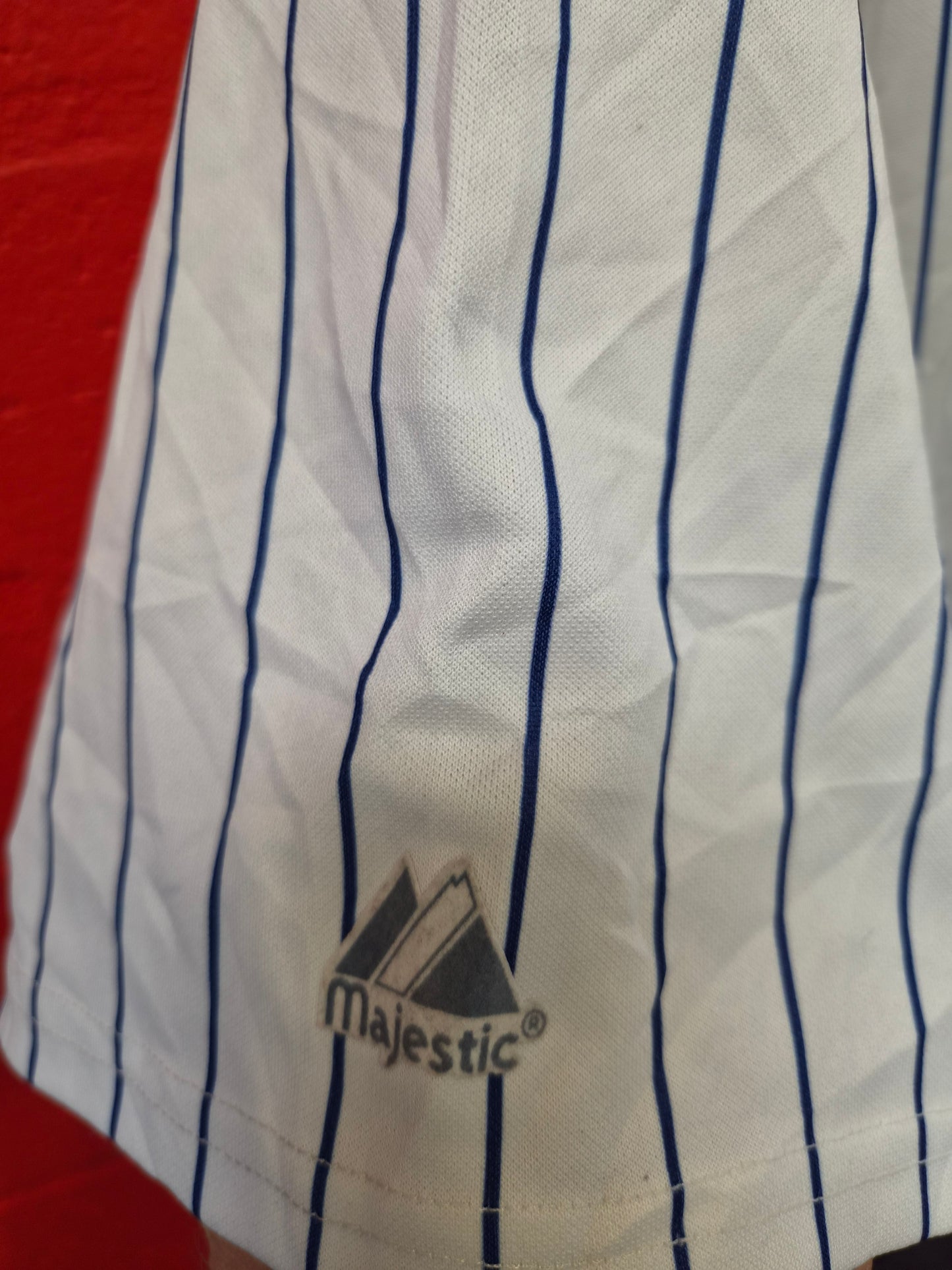 Majestic Chicago Cubs MLB Jersey, White, Size 4XL