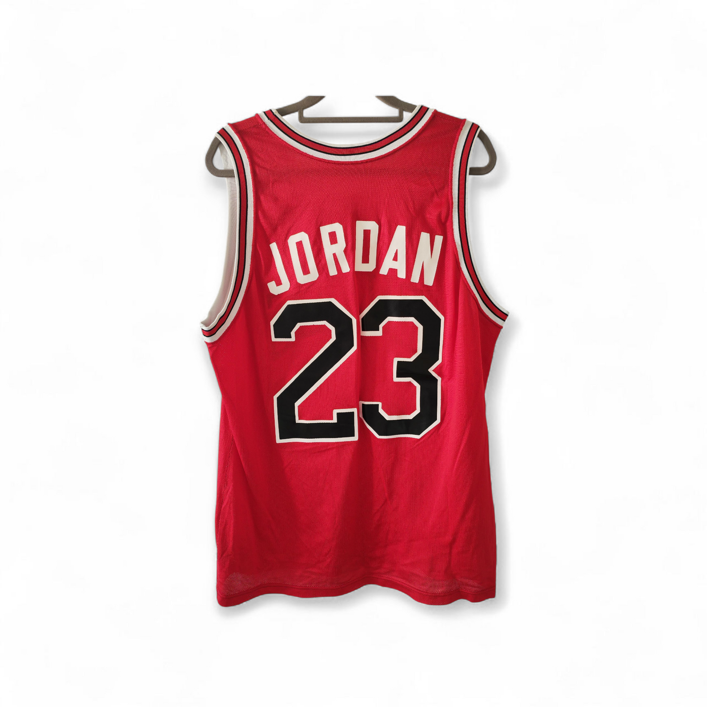 Champion Chicago Bulls NBA Jersey, #23 Jordan, Red, Size 48 XL