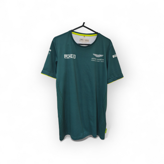 Pelmark Aston Martin Formula One Team Short Sleeve T Shirt, Green, Size Small
