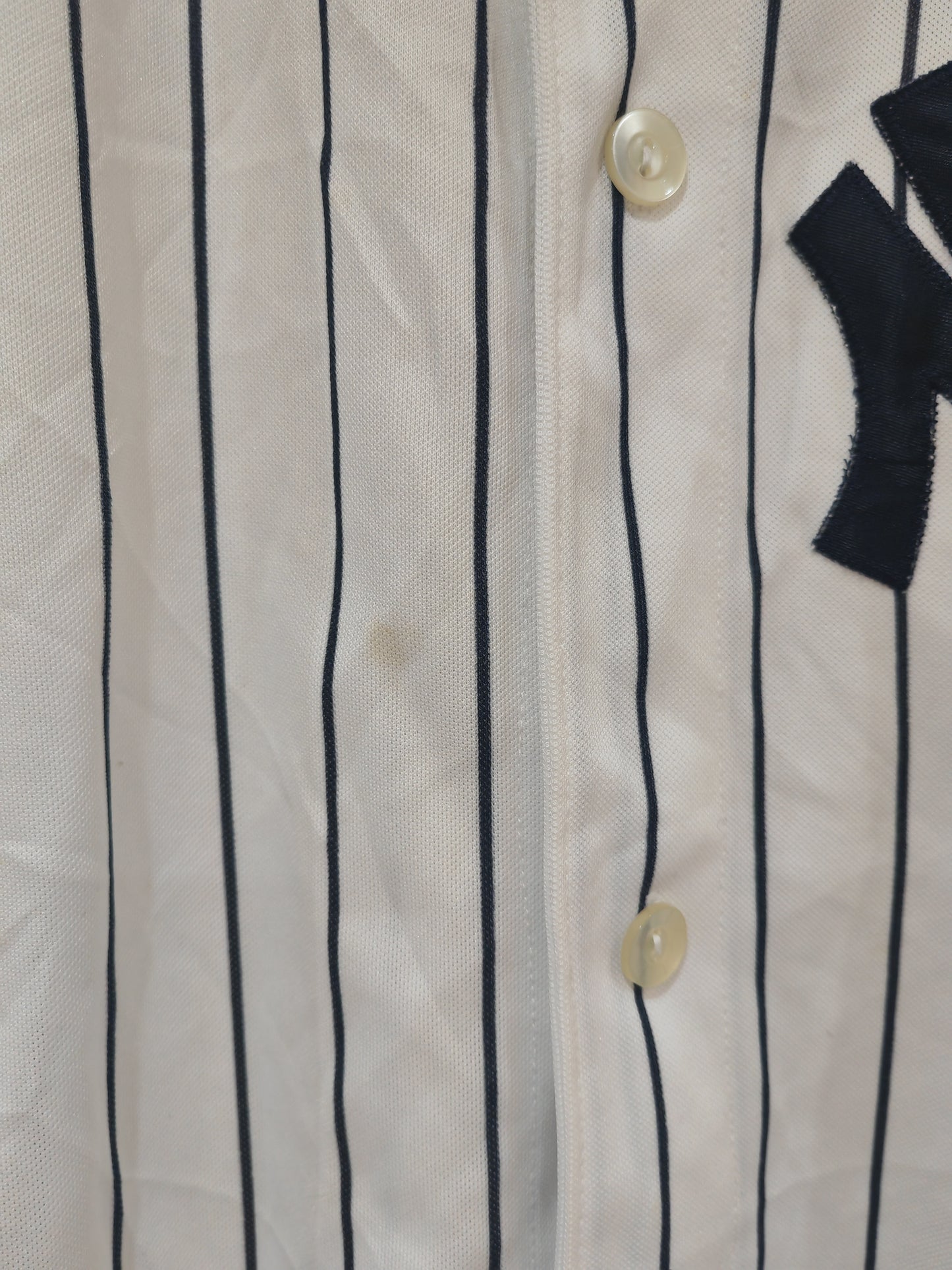 Youth Majestic New York Yankees MLB Baseball Jersey, White, Size YM