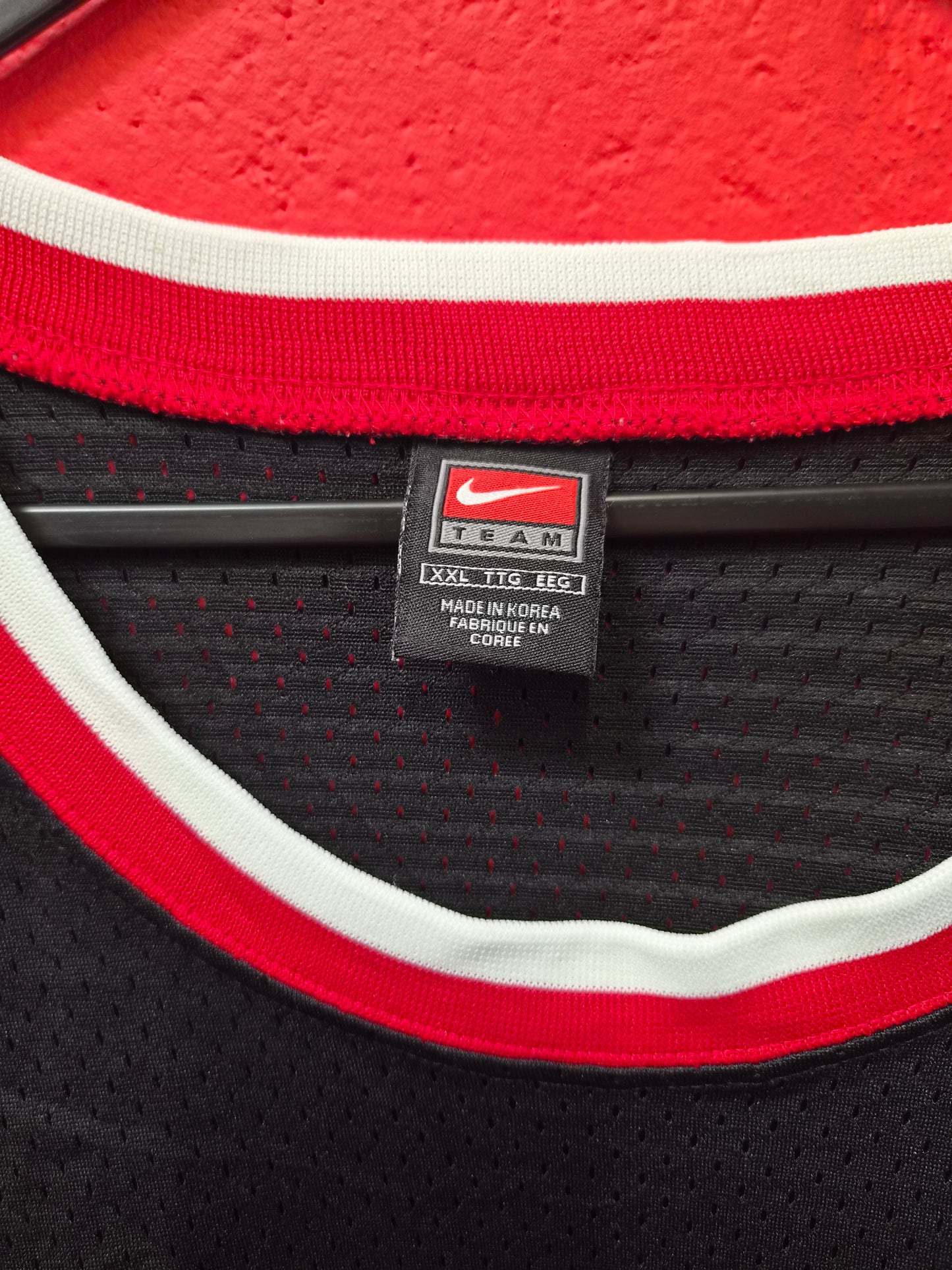 Nike Portland Trail Blazers NBA Jersey, #6 Wells, Black, Size XXL +2 Length