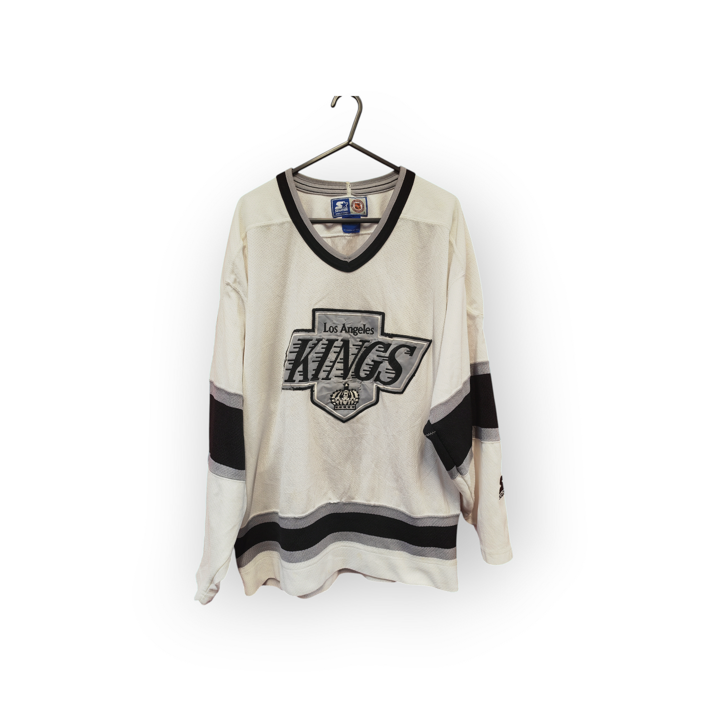 Starter Los Angeles Kings NHL Hockey Jersey, White, Size XL