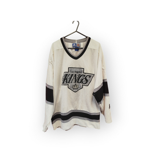 Starter Los Angeles Kings NHL Hockey Jersey, White, Size XL