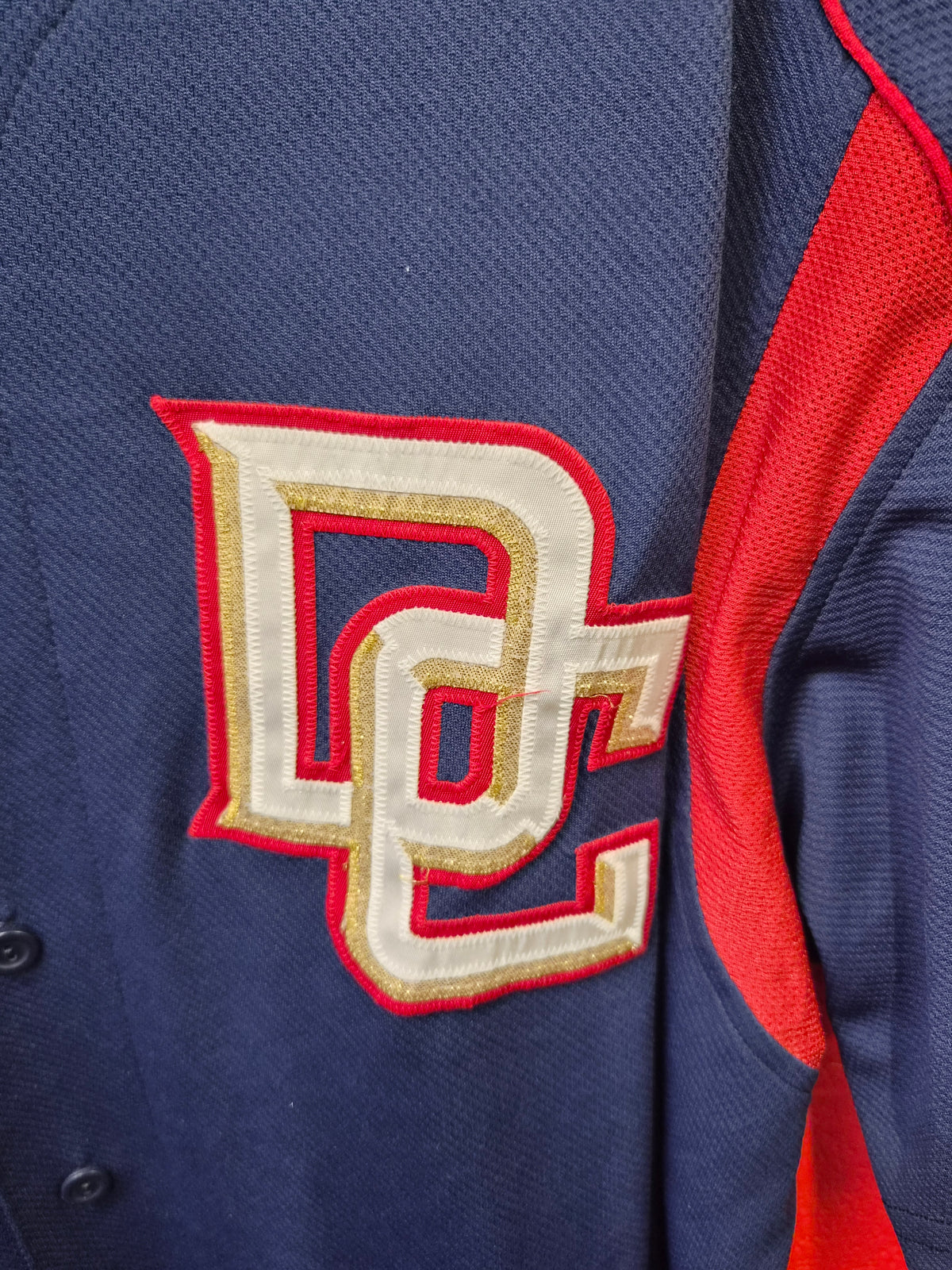 Majestic Washington Nationals MLB Baseball Jersey, Navy, Size XXL