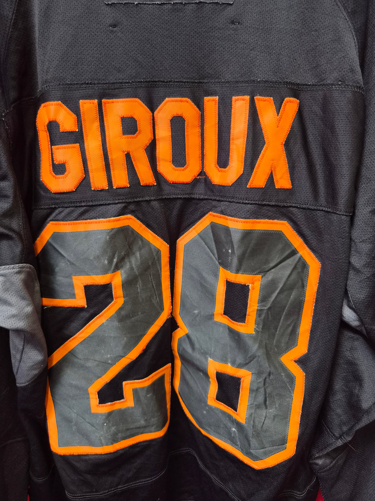 Reebok Philadelphia Flyers NHL Jersey, #28 Giroux, Black, Size Medium