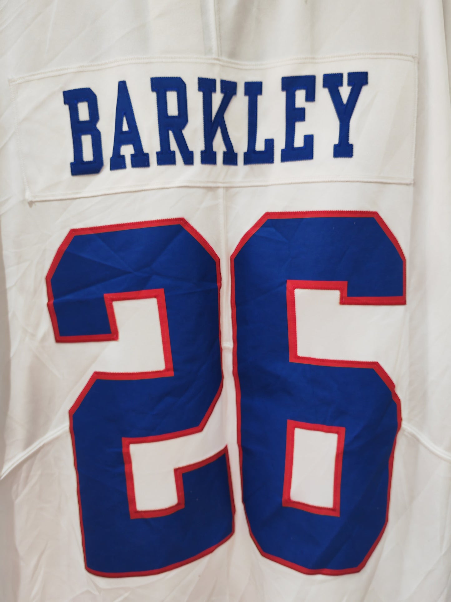 Nike New York Giants NFL Jersey, #26 Barkley, White, Size XL