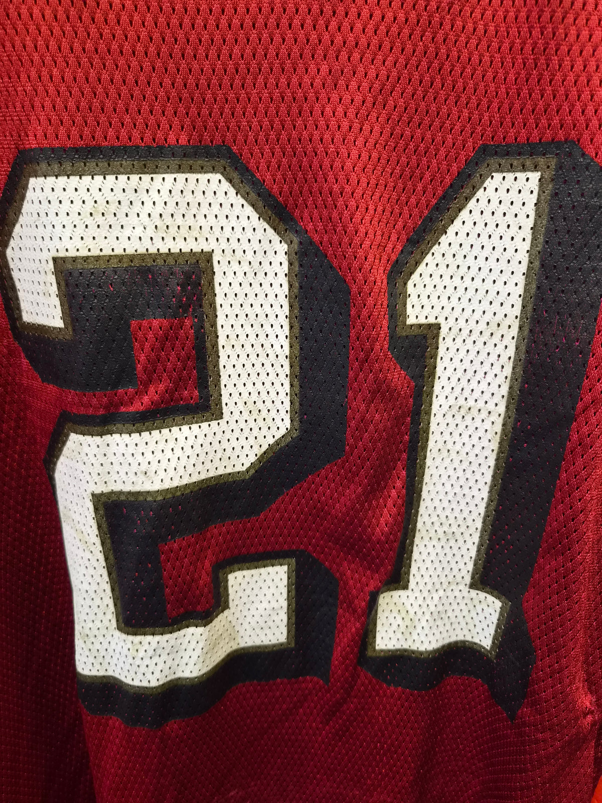 Reebok San Francisco 49ers NFL Jersey, #21 Gore, Red, Size XXXL