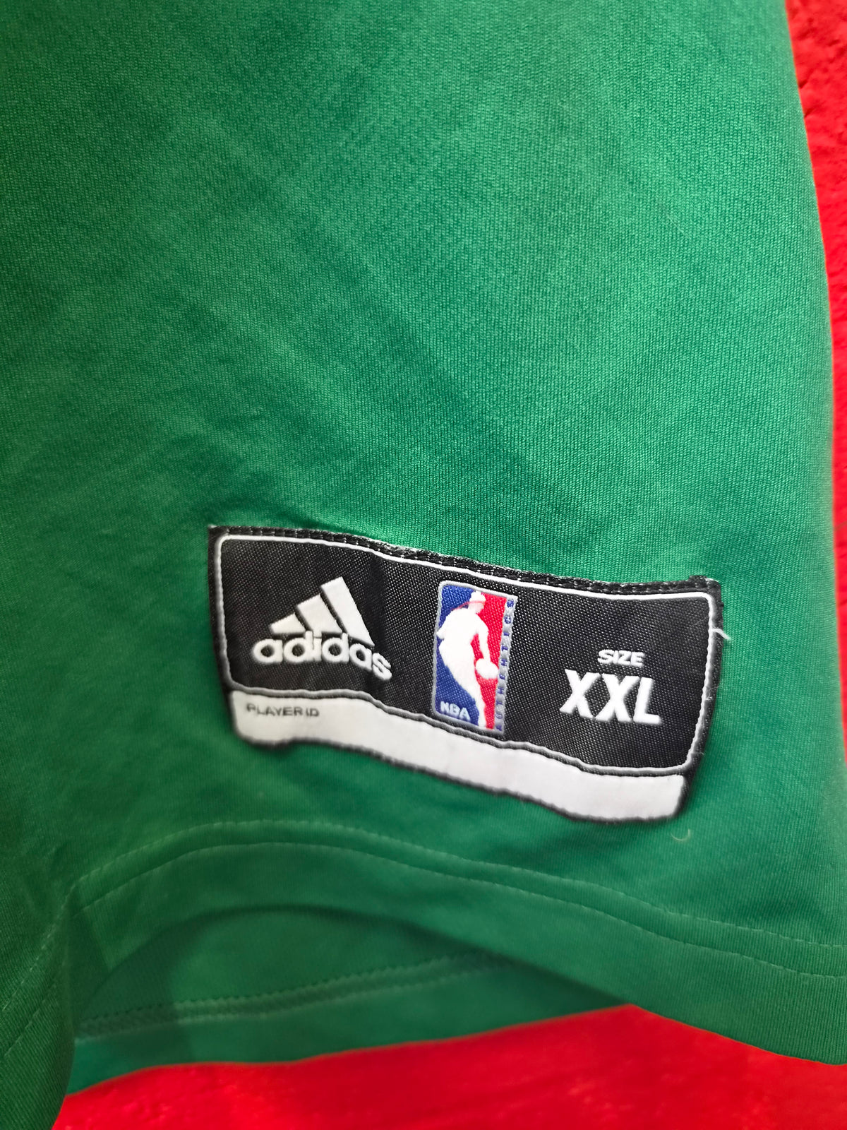 Adidas Boston Celtics NBA Basketball Jersey, #4 Thomas, Green, Size XXL