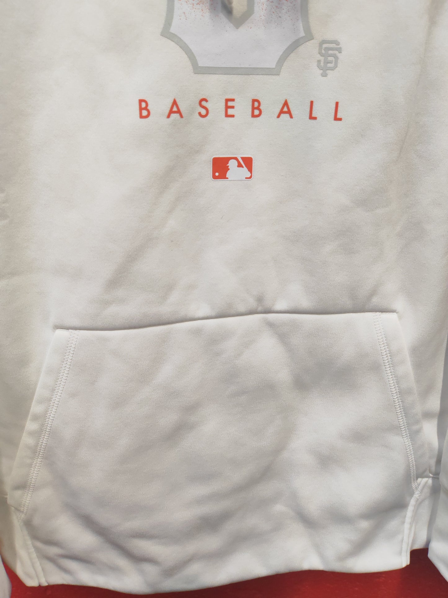 Nike Therma-Fit San Francisco Giants MLB Pullover Hoodie, White, Size Medium