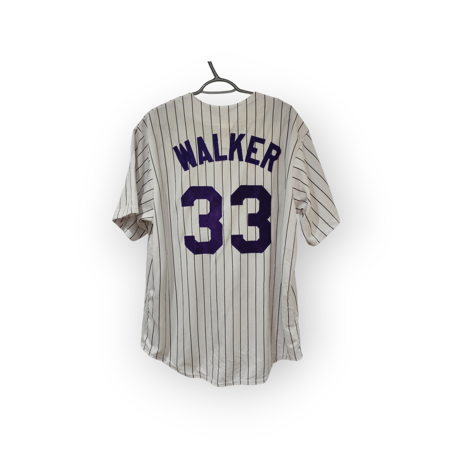 Majestic Colorado Rockies MLB Baseball Jersey, #33 Walker, White, Size XL