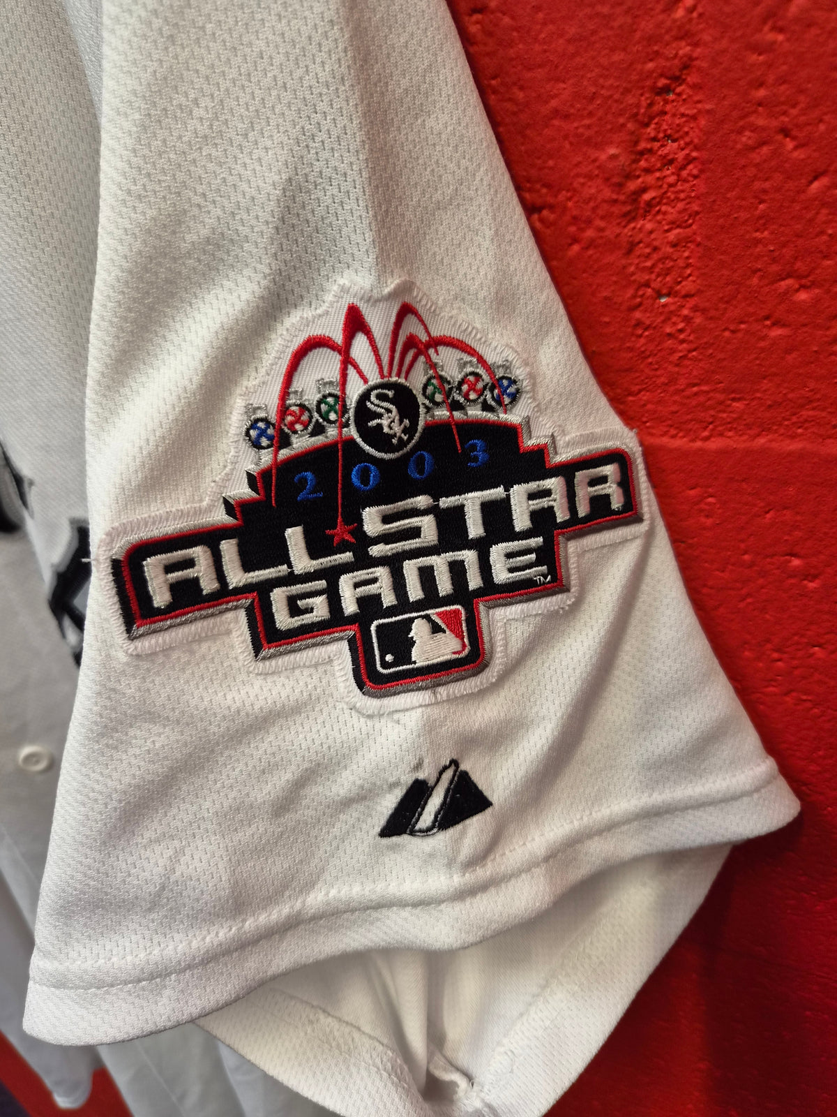 Majestic MLB 2003 All Star Game American League Jersey, White, Size XXL