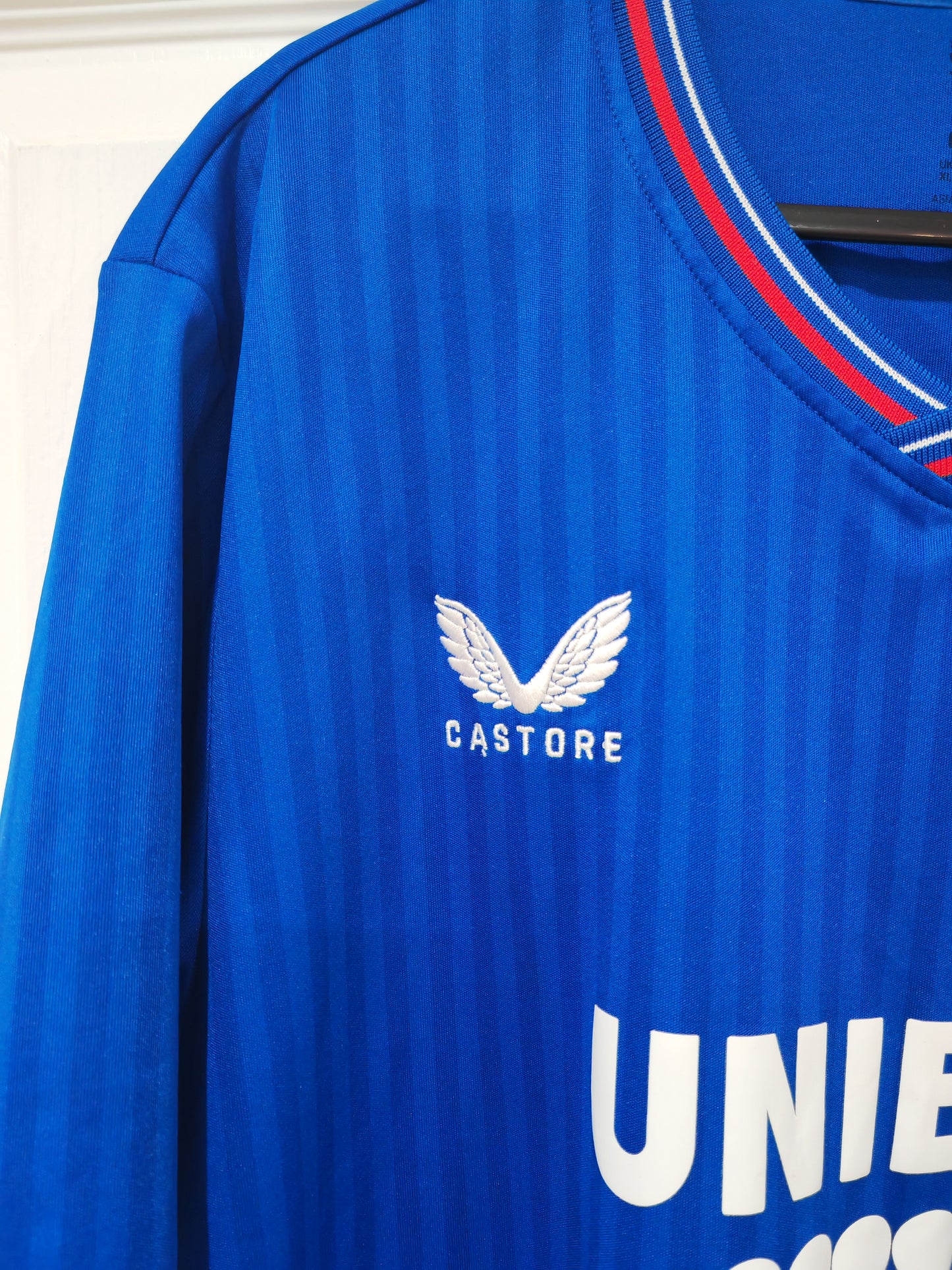Castore Glasgow Rangers 2023/24 Home Shirt, Blue, Size XL