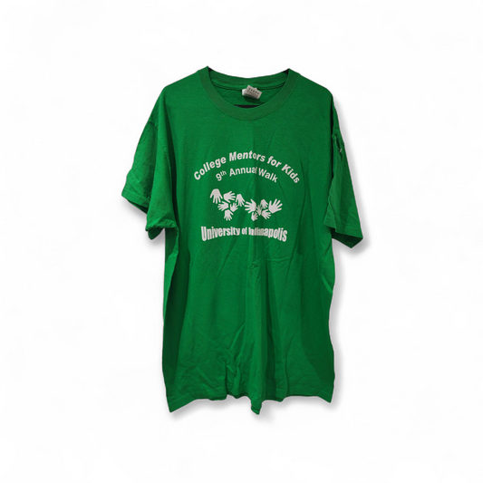 Fruit Of The Loom University Of Indianapolis T Shirt, Green, Size XL