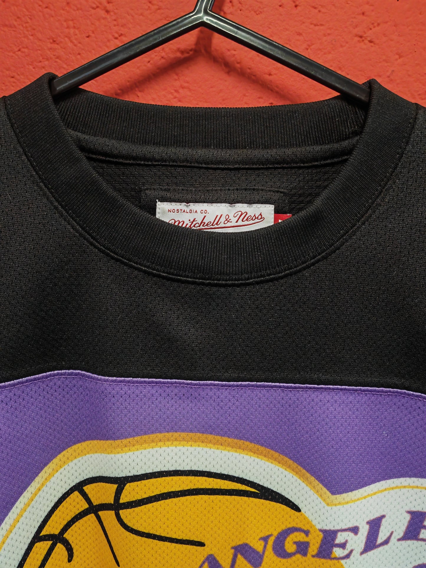 Mitchell & Ness Los Angeles Lakers Hockey Style Jersey, Size Medium