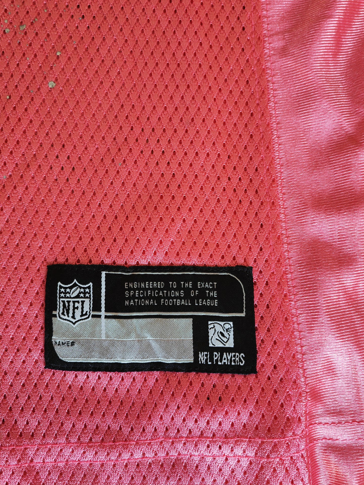 Women's NFL Arizona Cardinals Jersey, #11 Fitzgerald, Pink, Size Medium