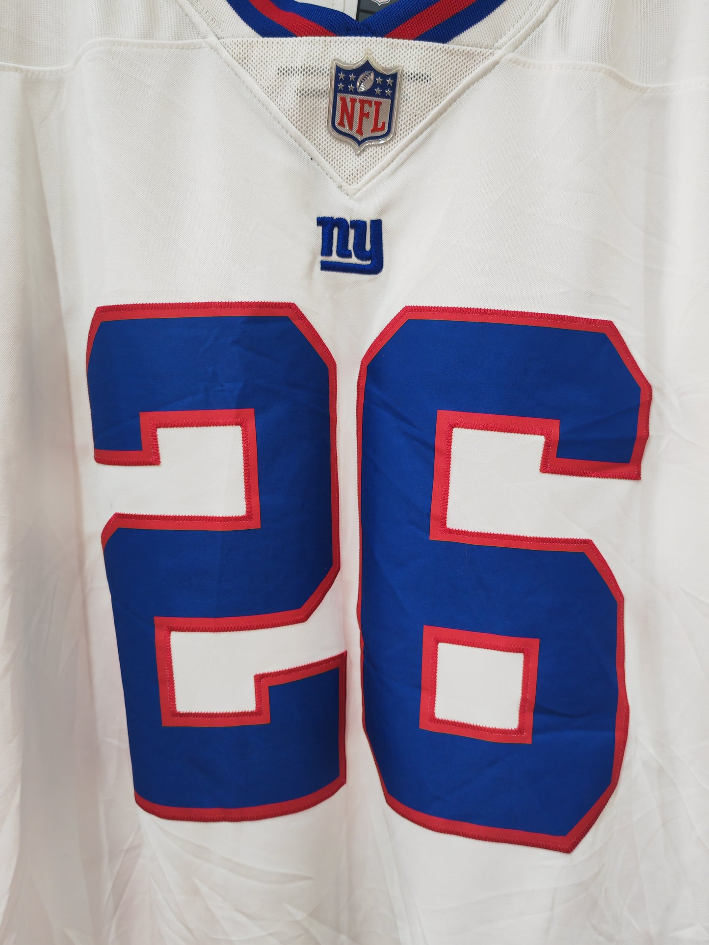Nike New York Giants NFL Jersey, #26 Barkley, White, Size XL