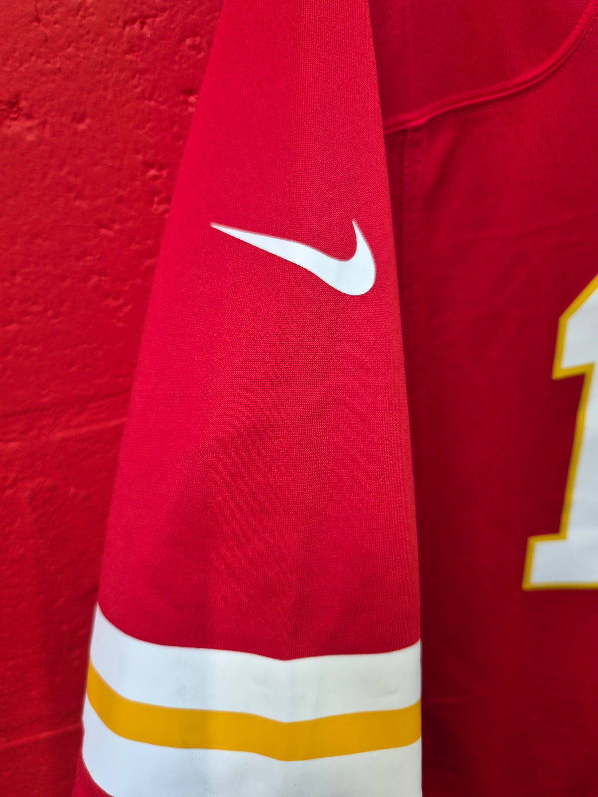 Nike Kansas City Chiefs NFL Jersey, #15 Mahomes, Red, Size Large